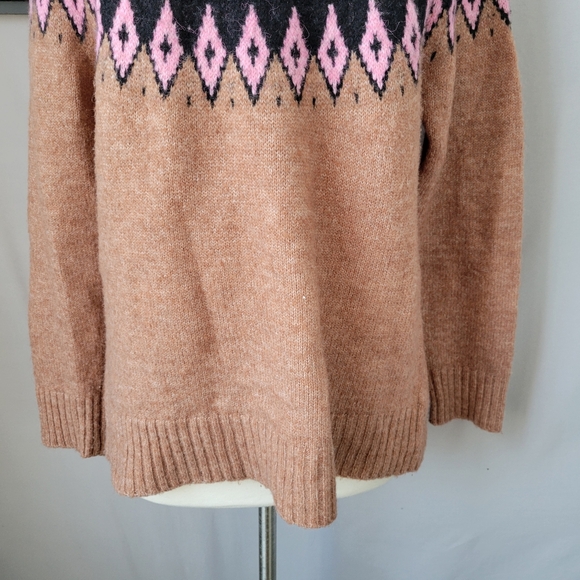Aspen Fair‎ Isle Turtleneck Pullover Sweater  S - Picture 8 of 12